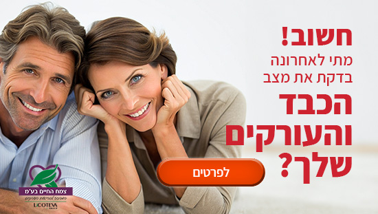 מתי בדקת את הכבד שלך?